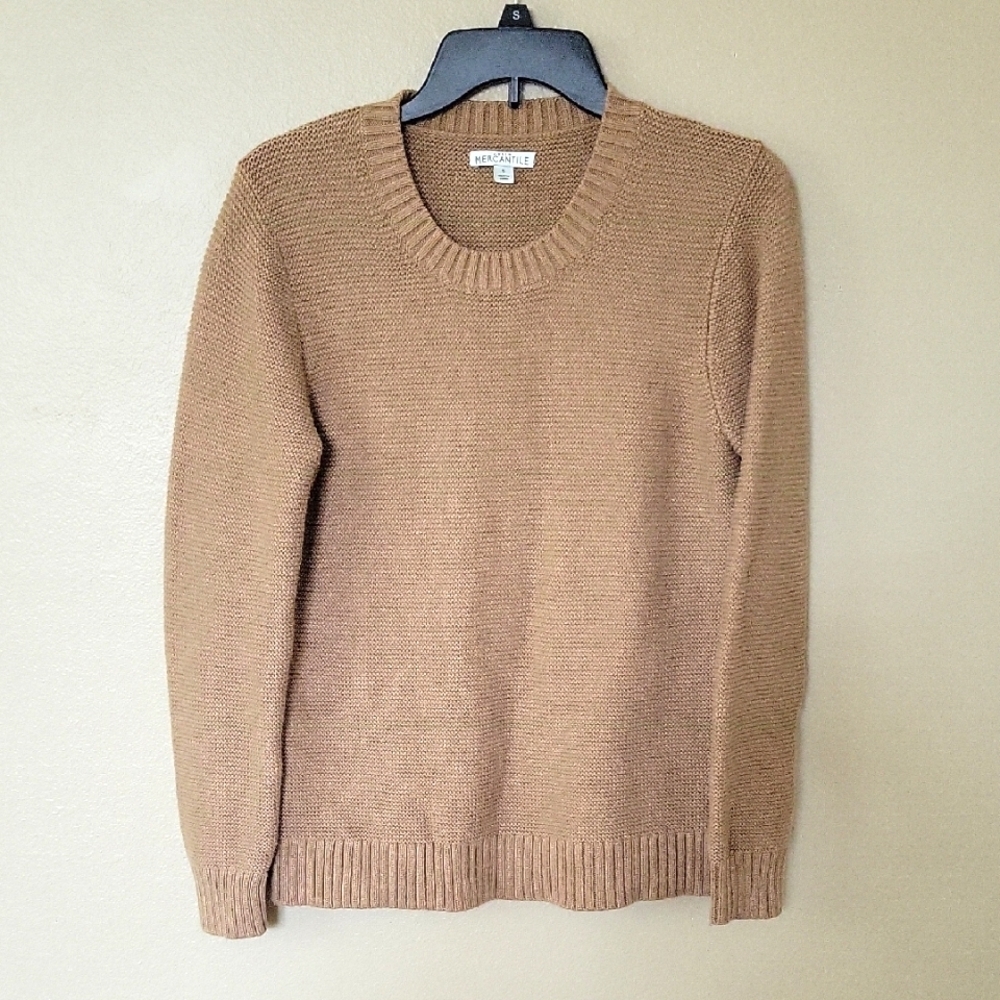 J. Crew Women's Crewneck Sweater - Camel Brown